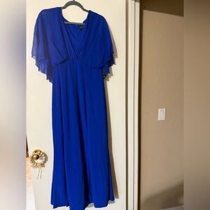 Elegant Blue Maxi Dress